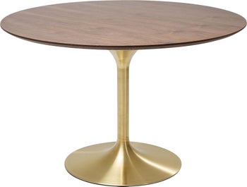 Mesa Invitation Set nogal latón Ø120cm – Imagen-1.