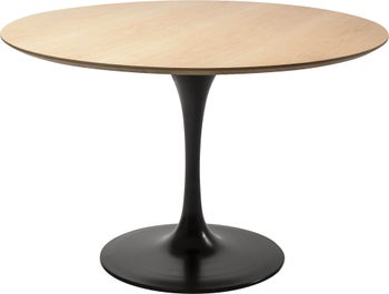 Bord Invitation - Runt Matbord Ek/Svart, Ø120cm – bild-1.