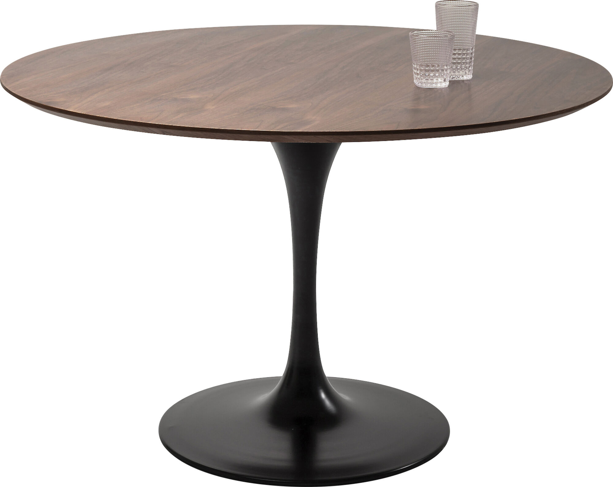 Stół Invitation Set Ø120 cm orzechowy noga czarna – grafika-1.