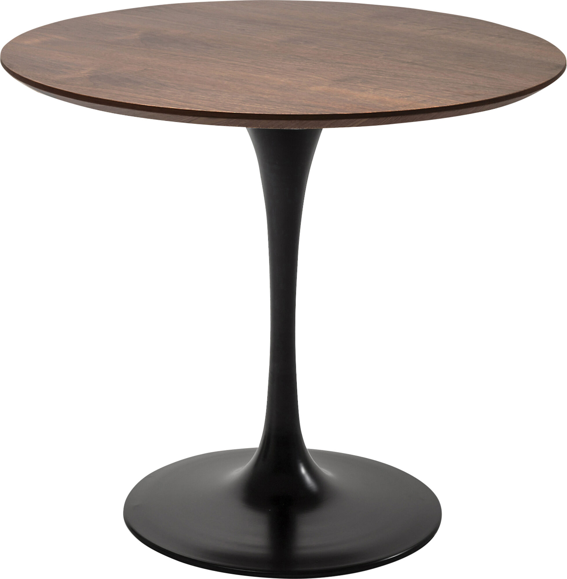 Stół Invitation Set Ø90 cm orzechowy noga czarna – grafika-1.