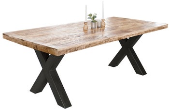 Stół 160 x 90 cm z drewna mango Claxton o wymiarach – grafika-1.