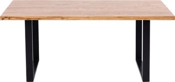 Jackie spisebord, eg/sort stel 160x80 – billede-1.