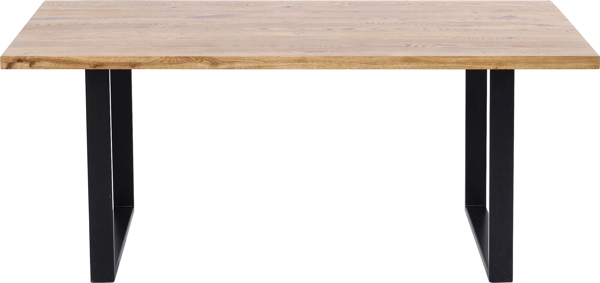 Jackie spisebord, eg/sort stel 160x80 – billede-1.