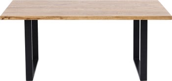 Spisebord Jackie Massiv Eik & Svart 160x80cm – bilde-1.