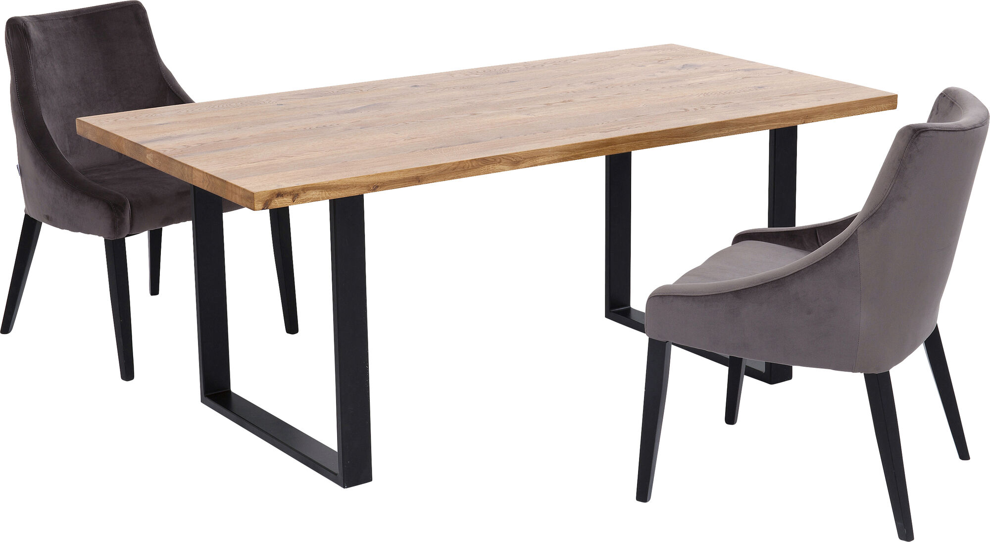 Mesa Jackie roble negro 200x100 – Imagen-1.