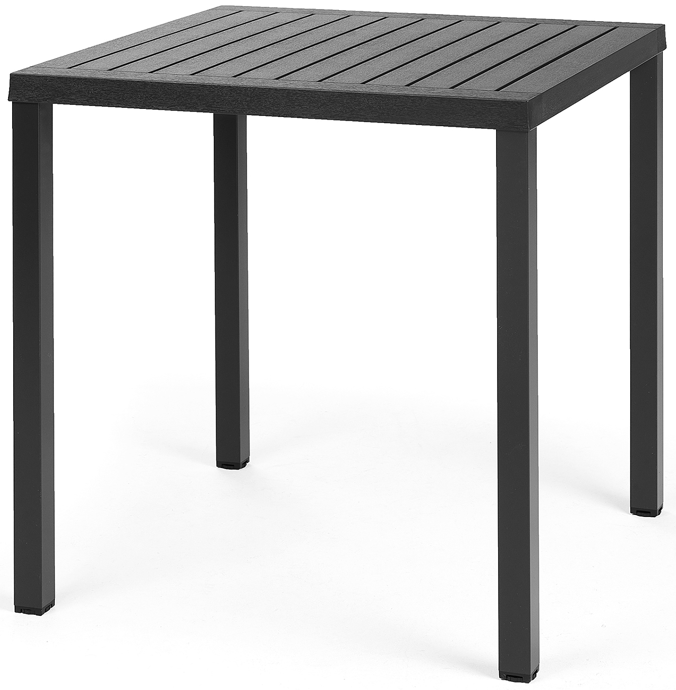 Stół ogrodowy Cube 70x70 cm antracytowy – obraz-1