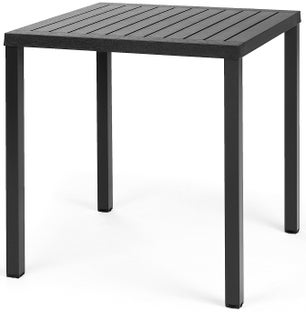 Stół ogrodowy Cube 70x70 cm antracytowy – obraz-1