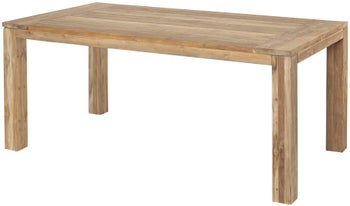 Stół ogrodowy drewniany szary 240x100 cm – obraz-1