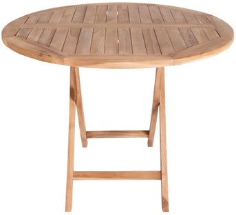 Stół ogrodowy drewniany Ø100x75 cm – grafika-1.