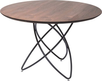 Mesa Molekular Negra Nogal Ø120cm – Imagen-1.