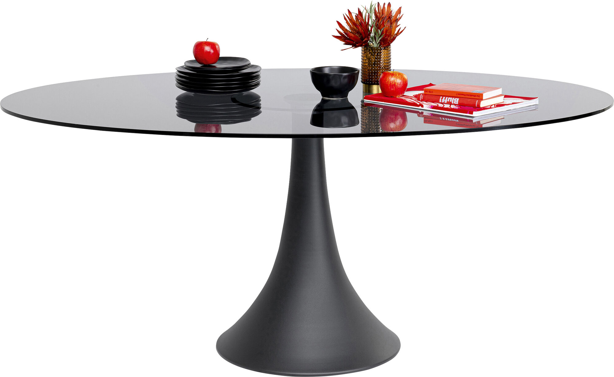 Mesa Grande Possibilita cristal ahumado 180x120cm – Imagen-1.