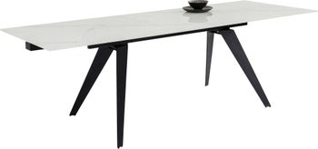 Amsterdam spisebord, marmor 160(40+40)x90 – billede-1.