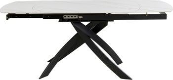 Spisebord Med Uttrekk Twist Onyx 120(30+30)x90cm – bilde-1.