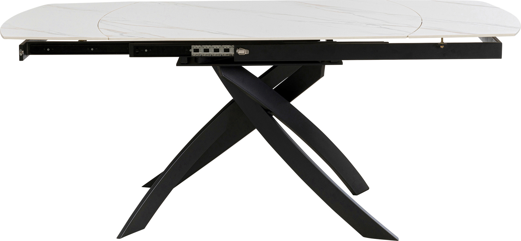 Mesa ext. Twist Onyx 120(30+30)x90cm – Imagen-1.