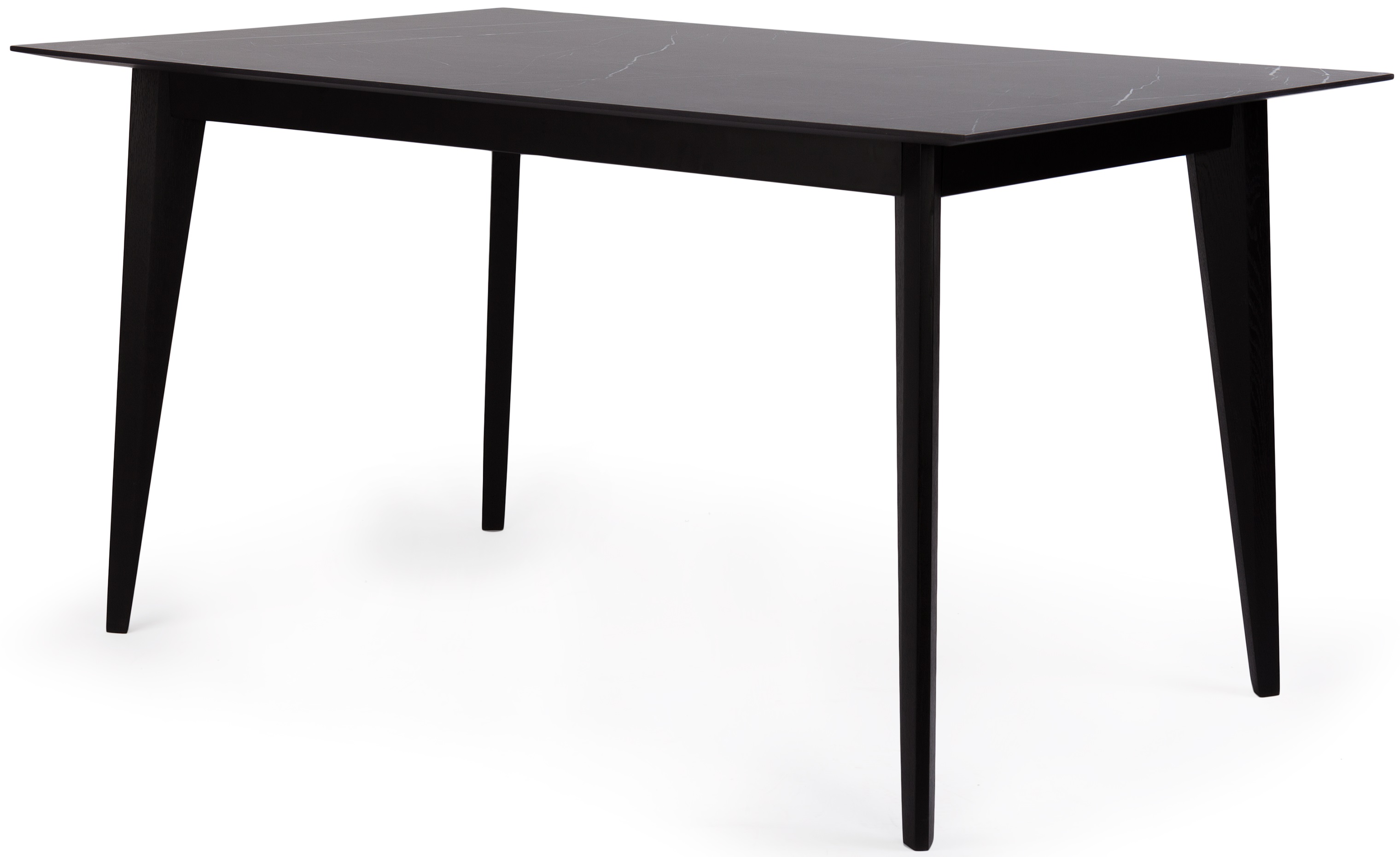 Stół rozkładany Bord 140-200x90 cm szaro-czarny – obraz-1