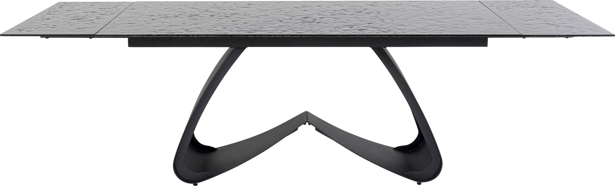 Bellagio Glas spisebord m/udvidelse 180(40+40)x95cm – billede-1.