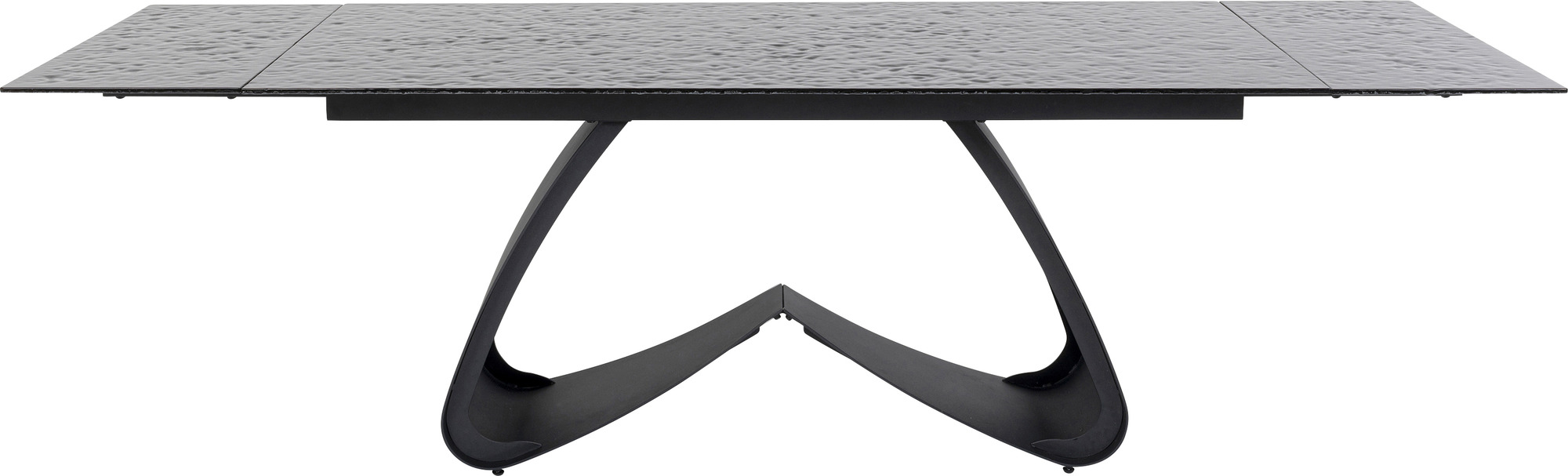 Mesa Extensible Bellagio de Cristal 180(40+40)x95cm – Imagen-1.