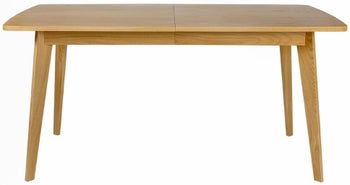 Stół rozkładany Kensal 200x77 cm brązowy – obraz-1