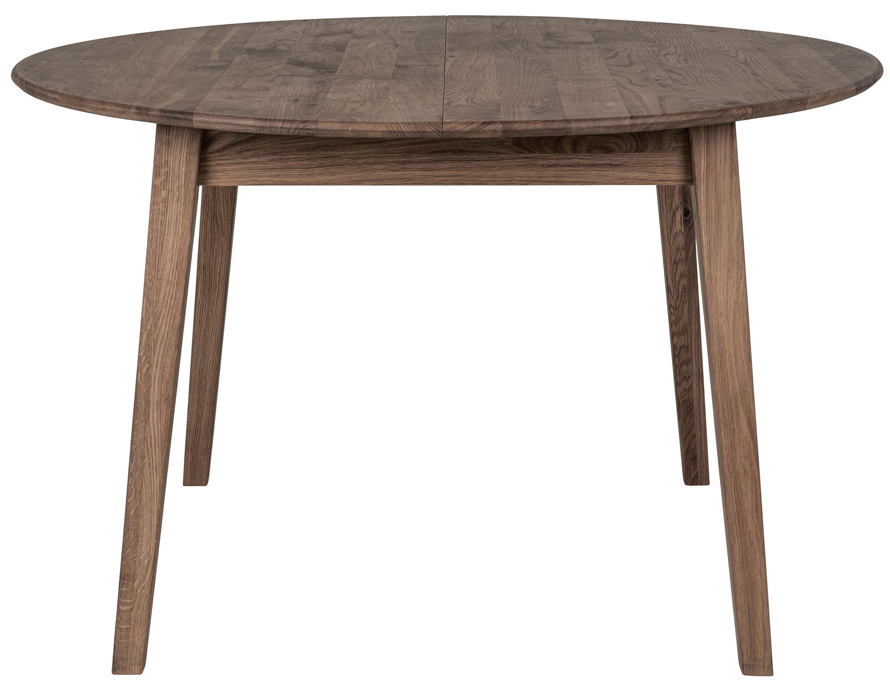 Stół rozkładany olejowane drewno dębowe przydymione 118-158x75 cm – grafika-1.