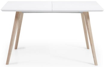 Stół rozkładany Quatre 140-220x90 cm biały z ekspozycji II – grafika-1.