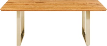 Symphony spisebord eg m/messing stel 180x90 – billede-1.