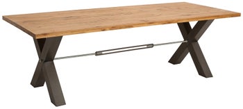 Stół 200 x 100 cm z dębu dzikiego do nowoczesnych wnętrz – grafika-1.