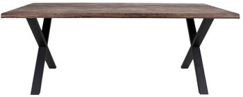 Stół Toulon 200x95 cm dębowy przydymiony - nogi czarne – grafika-1.