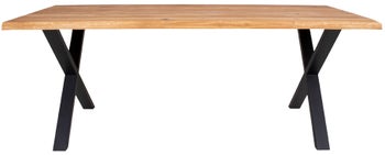 Stół 240 x 95 cm Toulon dębowy naturalny - nogi czarne – grafika-1.