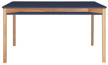 Stół Zeen 140x90 cm granatowy – obraz-1