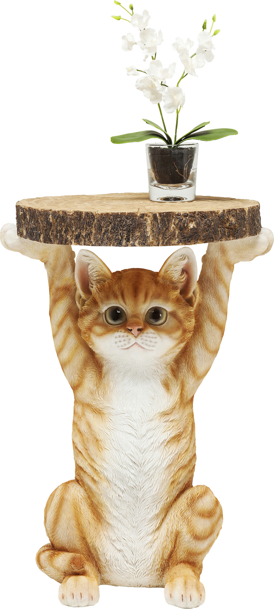 produkt: Sidobord Animal Miss Cat - Litet Bord med Katt, Ø33cm.