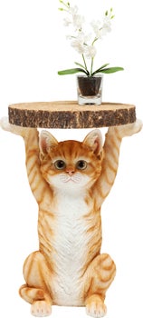 produkt: Sidobord Animal Miss Cat - Litet Bord med Katt, Ø33cm.