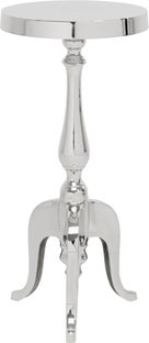 Stolik Barocco ∅27 cm srebrny – grafika-1.
