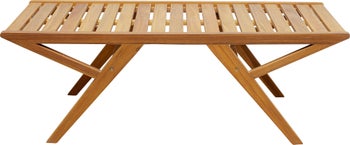 Stolik do ogrodu z drewna akacjowego olejowany 120x60 cm – obraz-1