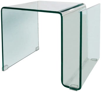 Szklany stolik kawowy z gazetnikiem w nowoczesnym stylu – grafika-1.