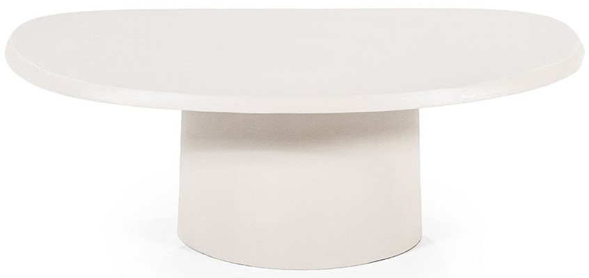 Stolik kawowy 59x28 cm kremowy – obraz-1