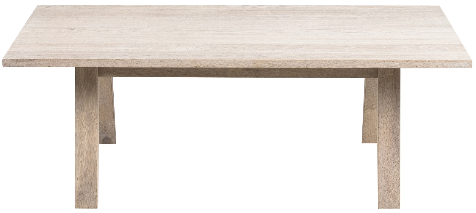 Stolik kawowy prostokątny drewniany 130x70 cm – obraz-1