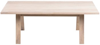 Stolik kawowy prostokątny drewniany 130x70 cm – obraz-1