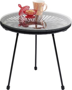 Mesa auxiliar Acapulco negro – Imagen-1.