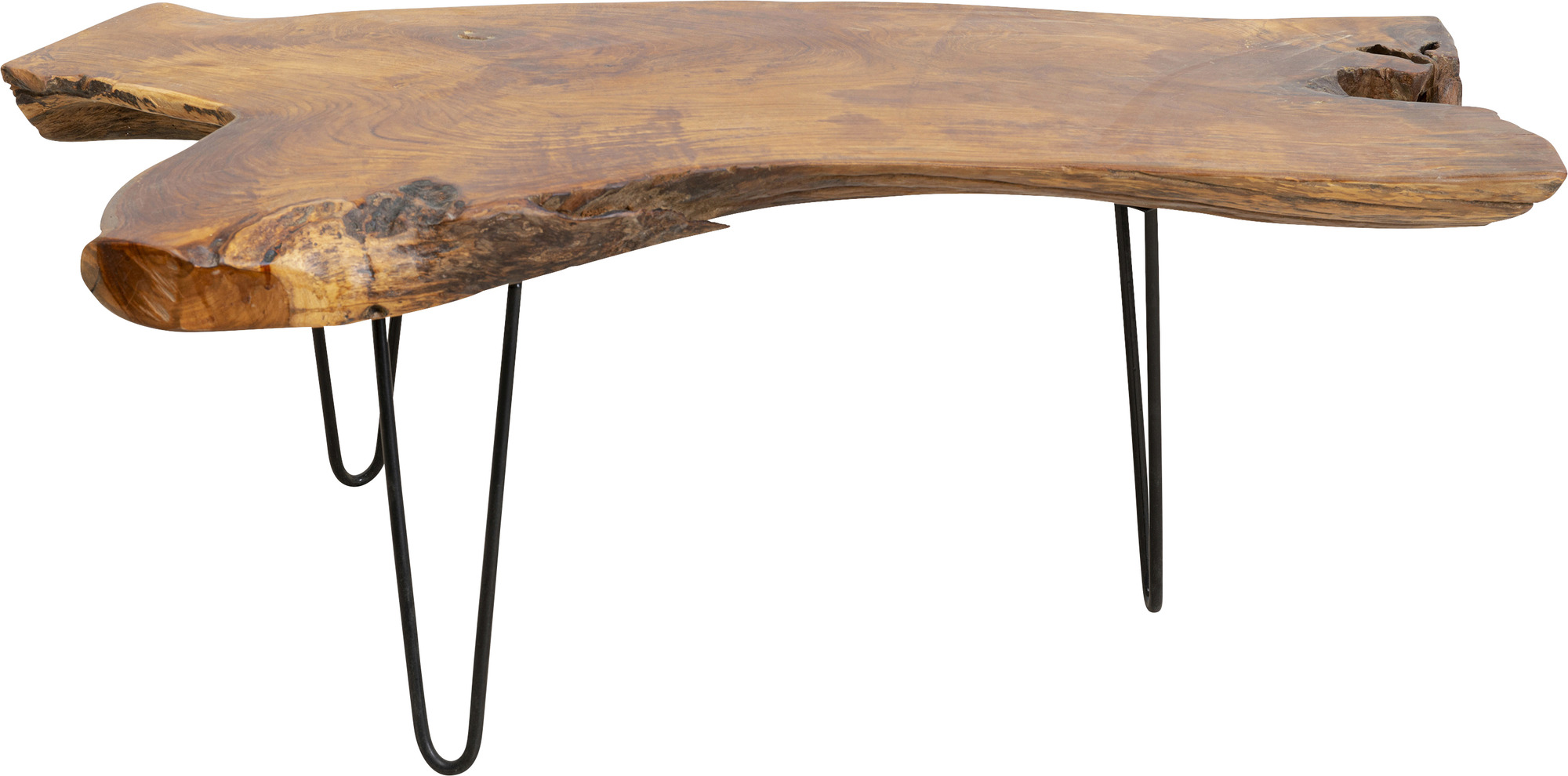 produkt: Soffbord Aspen - Bord i Rustikt Mörkt Trä, 100x60cm.