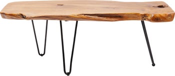 produkt: Soffbord Aspen - Bord i Rustikt Trä, 106x41cm.