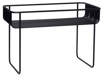 Stolik kawowy Blaize 61x41 cm czarny – obraz-1