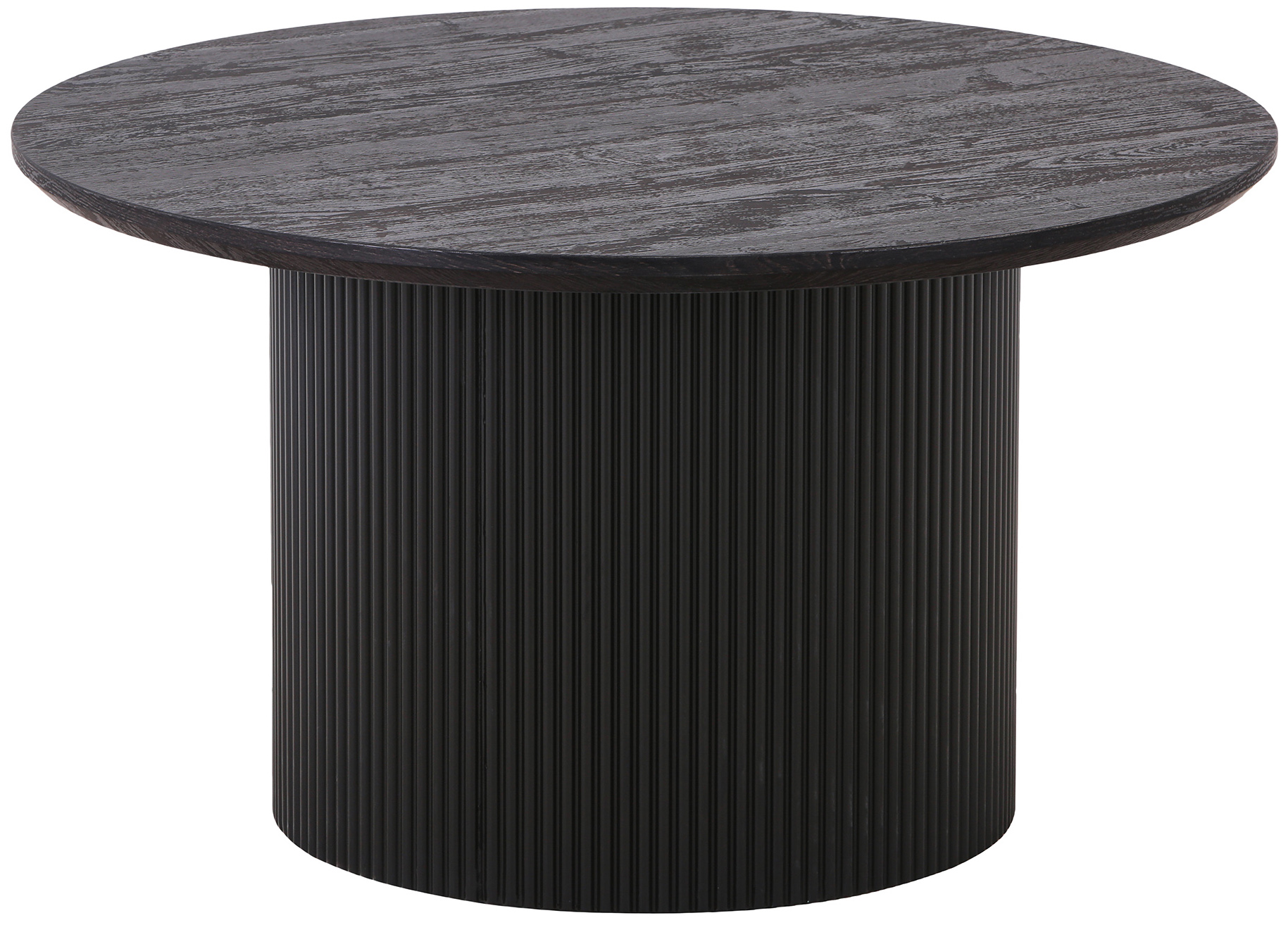 Stolik kawowy ciemnobrązowy MDF nowoczesny Ø80x45 cm – grafika-1.