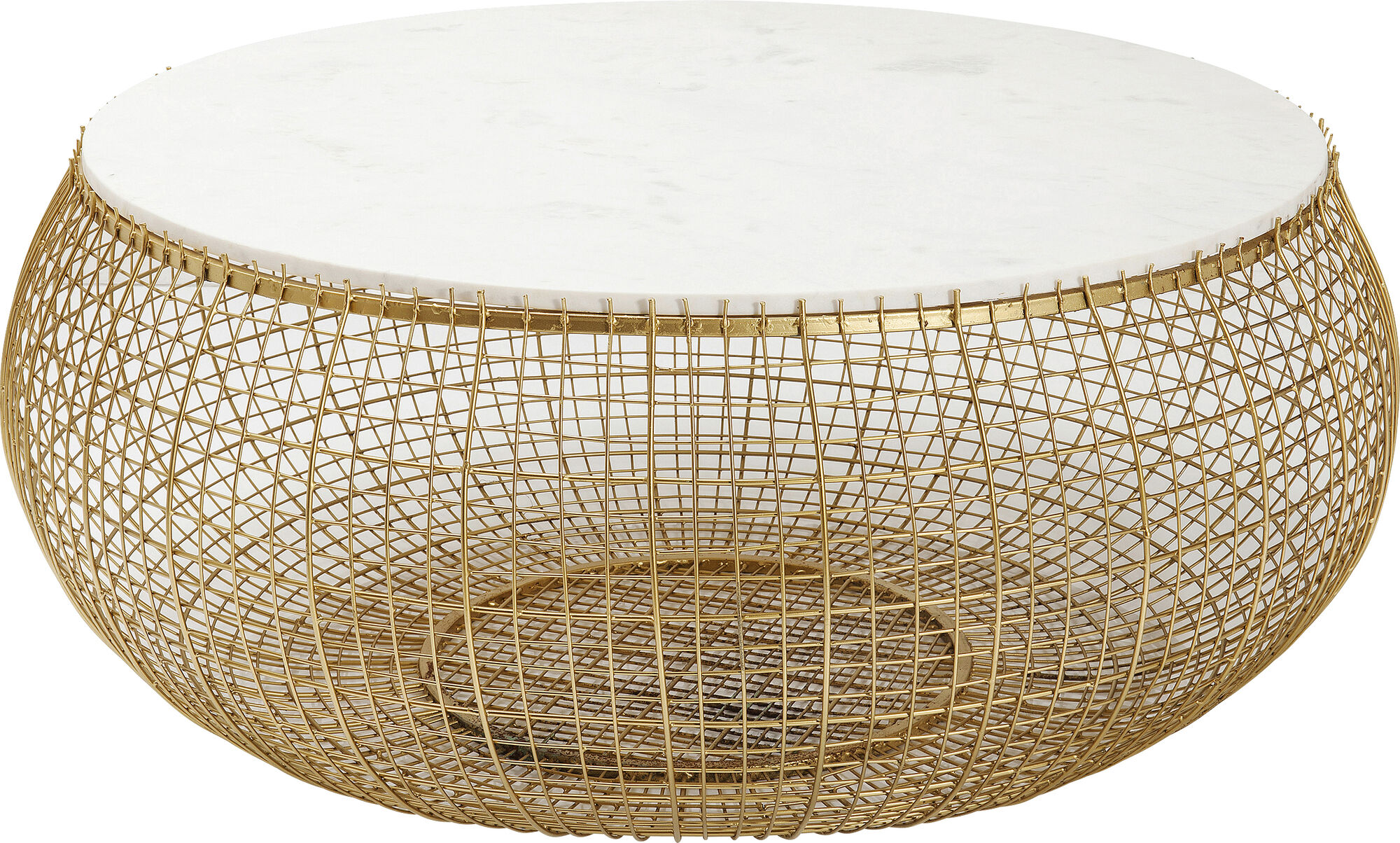 Холна маса Cesta Marbel Gold Ø100см – изображение-1.