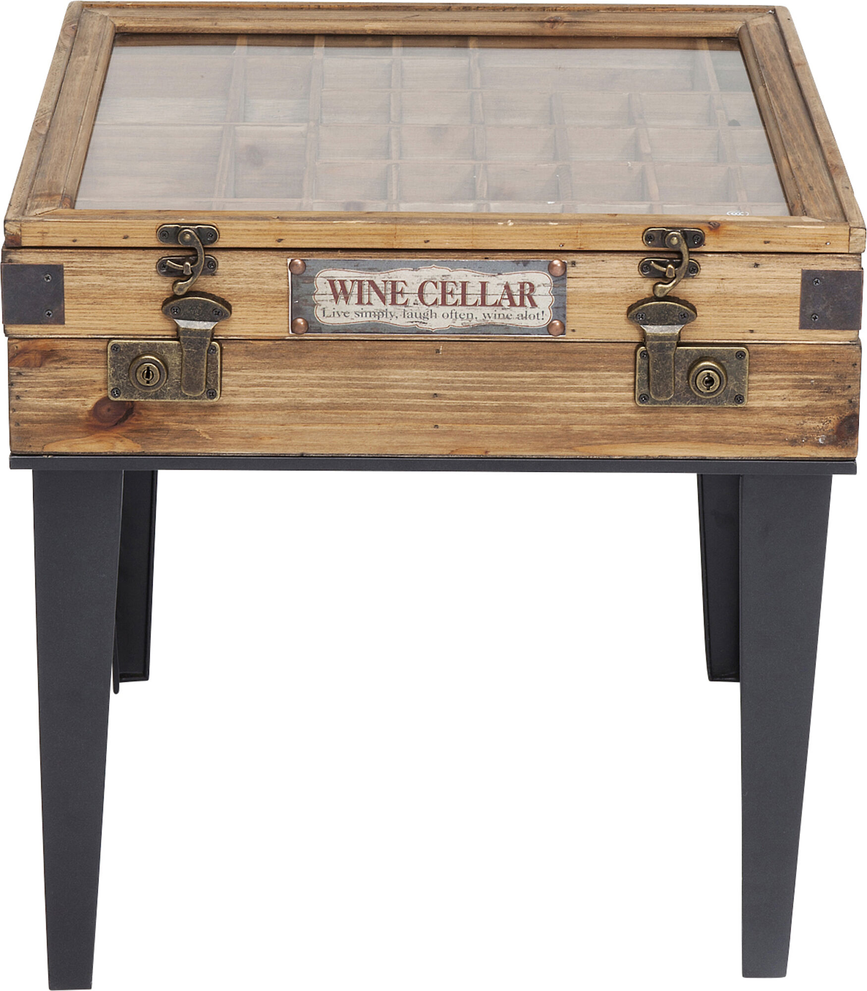 Collector Sidobord - Bord med Förvaring Trä, 55x55cm – bild-1.