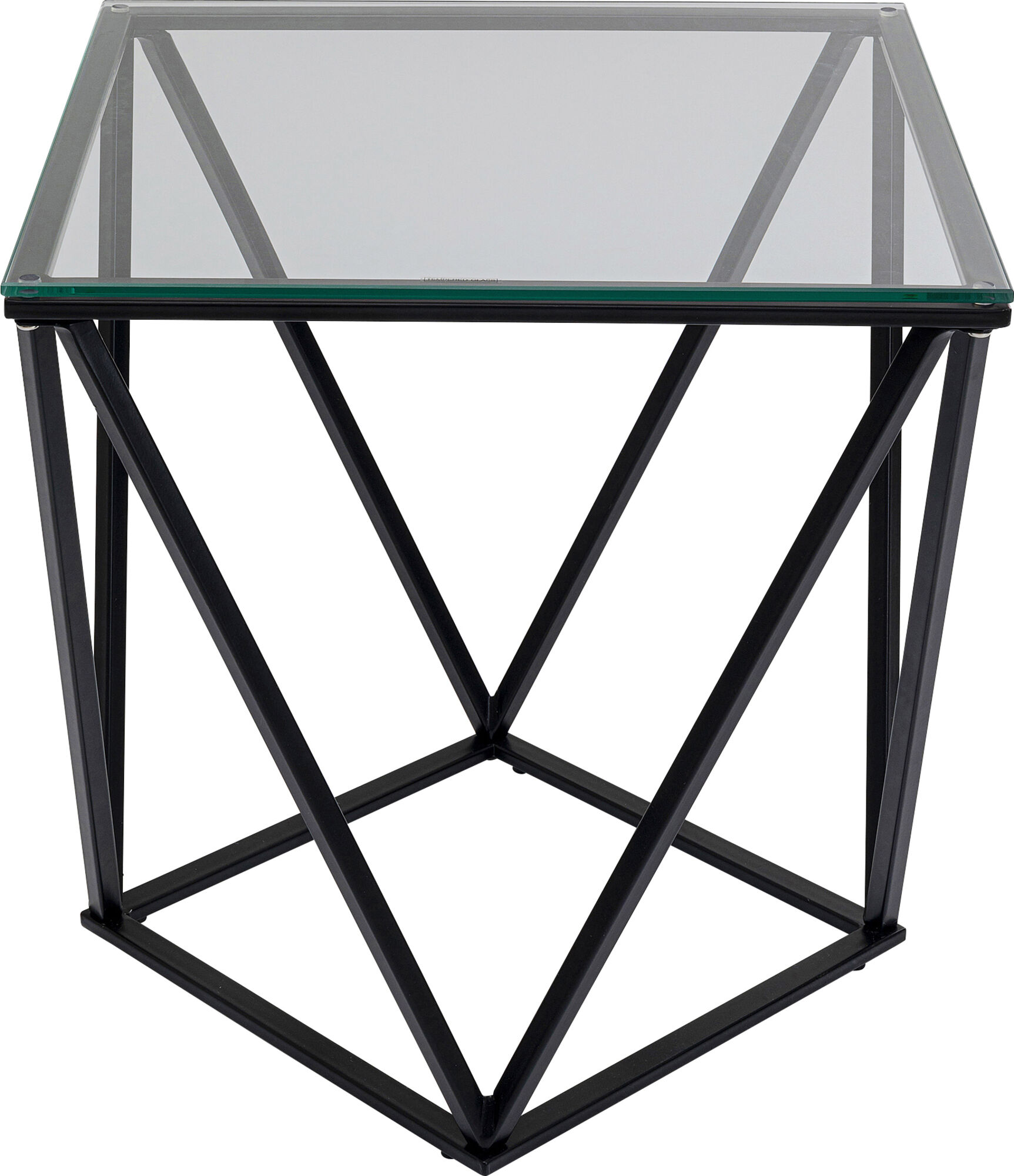 Side Table Cristallo Black 50x50cm – slika-1.