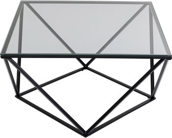 Masa de cafea Cristallo Neagra 80x80 cm – imagine-1.