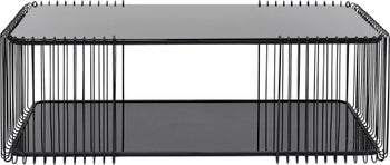 Mesa centro Wire Double Negro 120x60cm – Imagen-1.