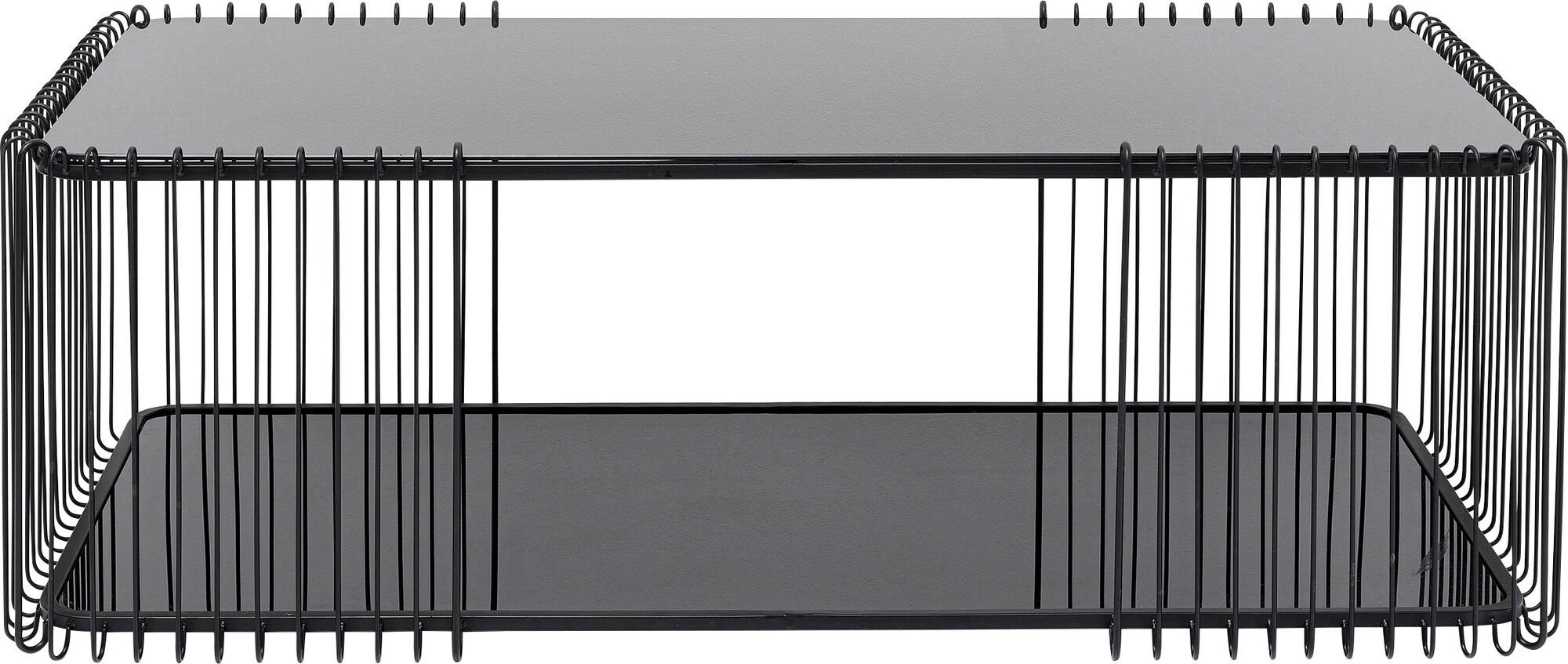 Mesa centro Wire Double Negro 120x60cm – Imagen-1.