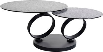 Klub sto Beverly Bubble crna 133x80cm – slika-1.