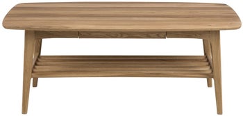 Stolik kawowy prostokątny drewniany 130x70 cm – obraz-1